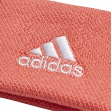 adidas Schweissband Handgelenk Small #22 korallenrot - 2 Stück